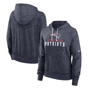 New England Patriots Women’s Nike Navy
Gym Vintage Lightweight Pullover Hoodie